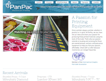 Tablet Screenshot of panpacusa.com